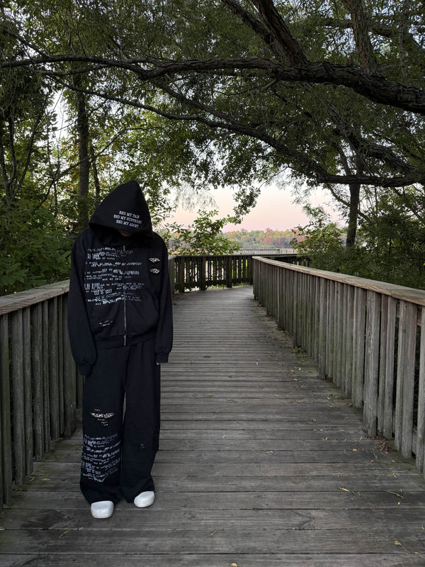 White Rope Sweater NOIR