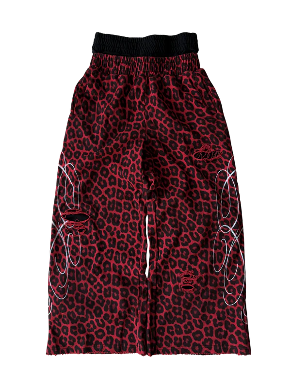 White Rope Sweatpants CRIMSON