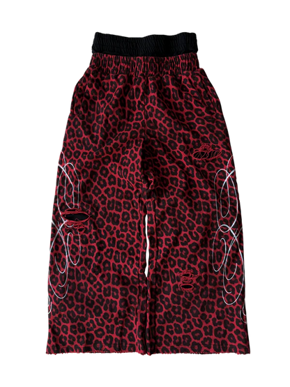 White Rope Sweatpants CRIMSON