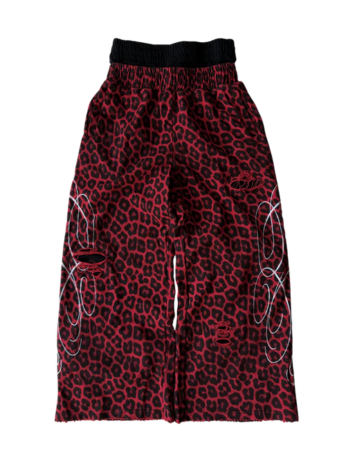 White Rope Sweatpants CRIMSON