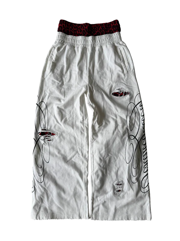 White Rope Sweatpants BONE