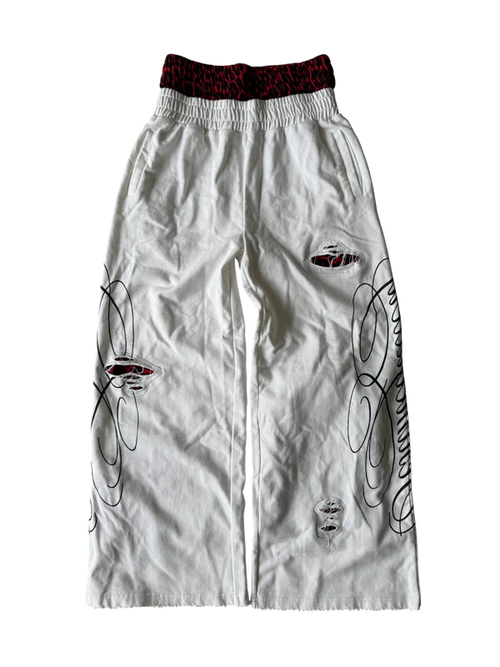 White Rope Sweatpants BONE