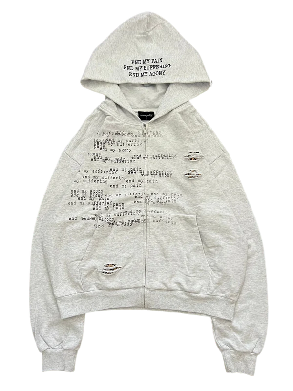 White Rope Sweater BONE