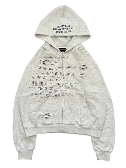 White Rope Sweater BONE