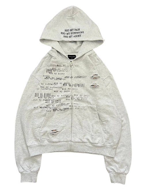 White Rope Sweater BONE